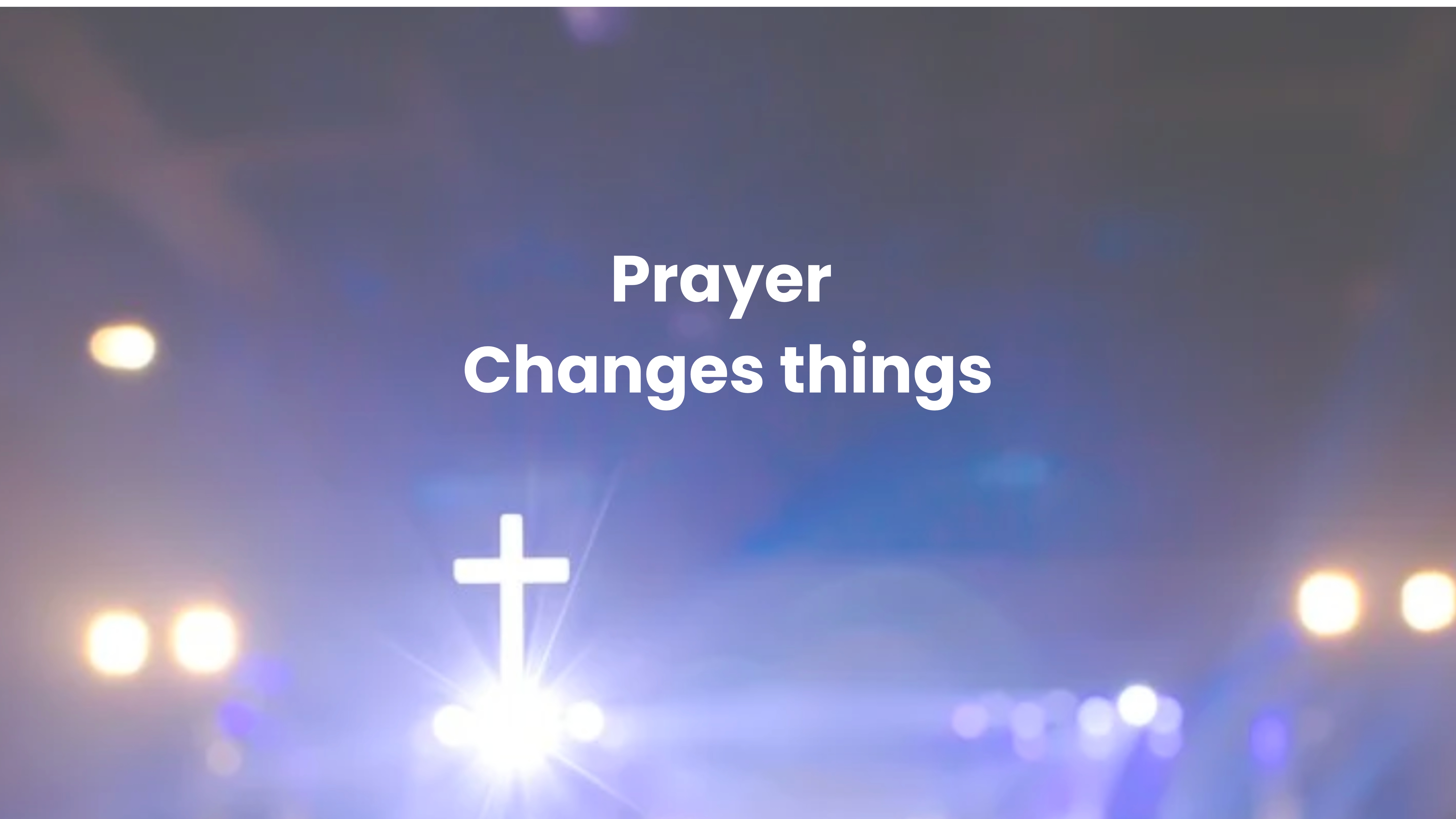 Pre Service Prayer